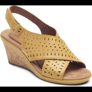 Cobb hill Jenna sling back yellow size 10